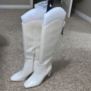 Brand NWT faux leather boots
